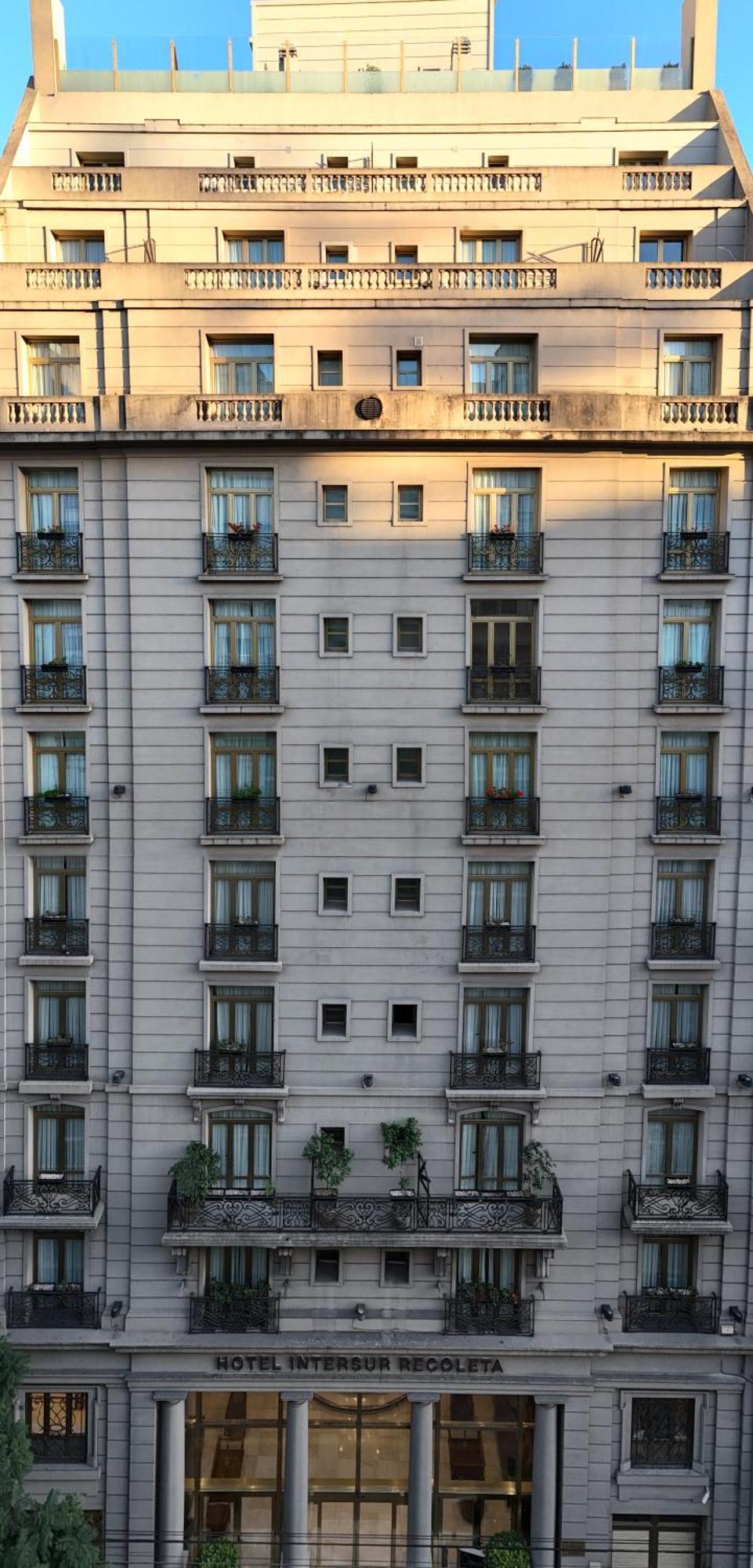Hotel Intersur Recoleta Буэнос-Айрес Экстерьер фото